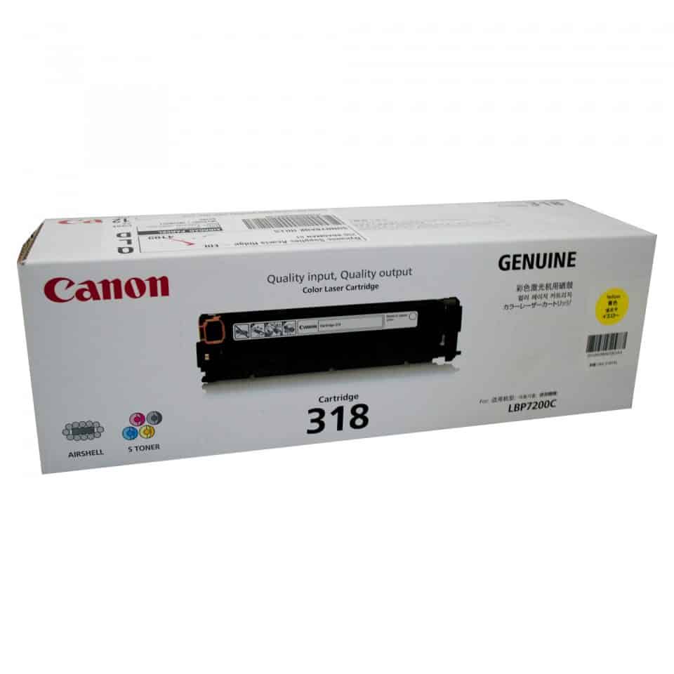 Canon CART318 Yellow Toner