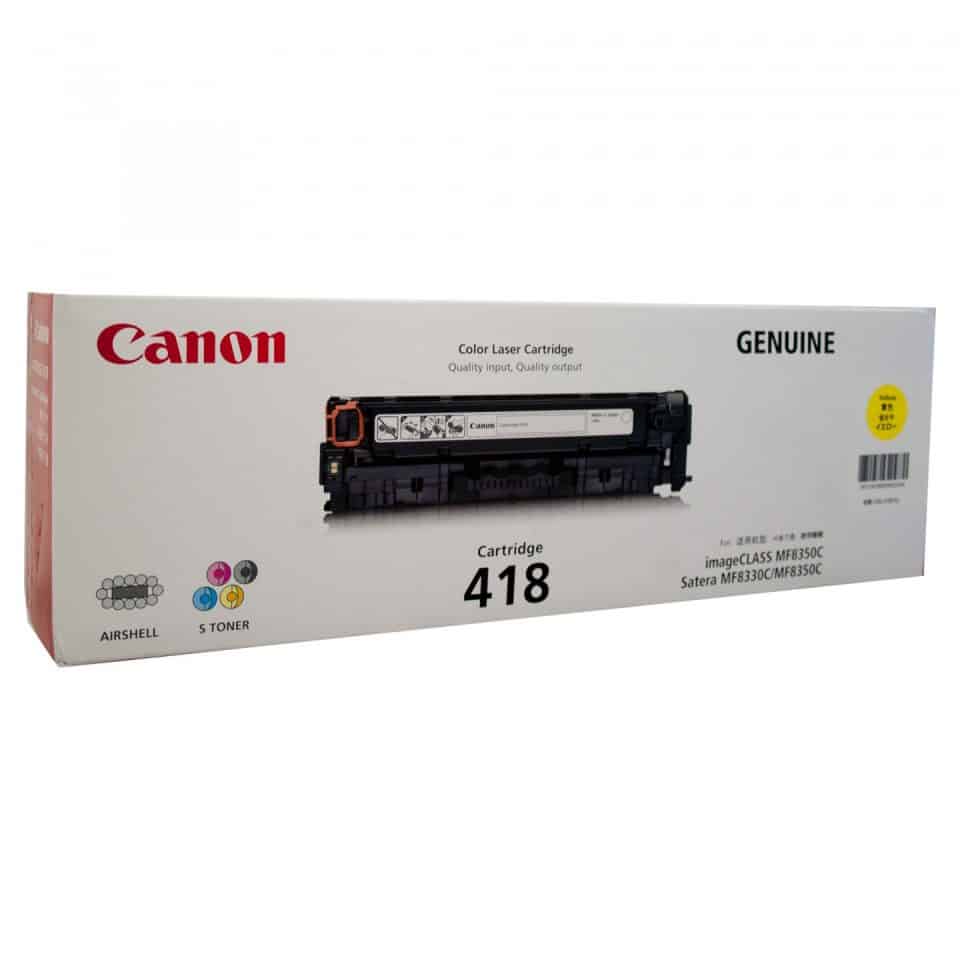 Canon CART418 Yellow Toner