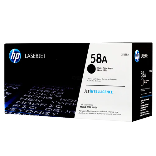 HP #58A Black Toner Cartridge (CF258A)
