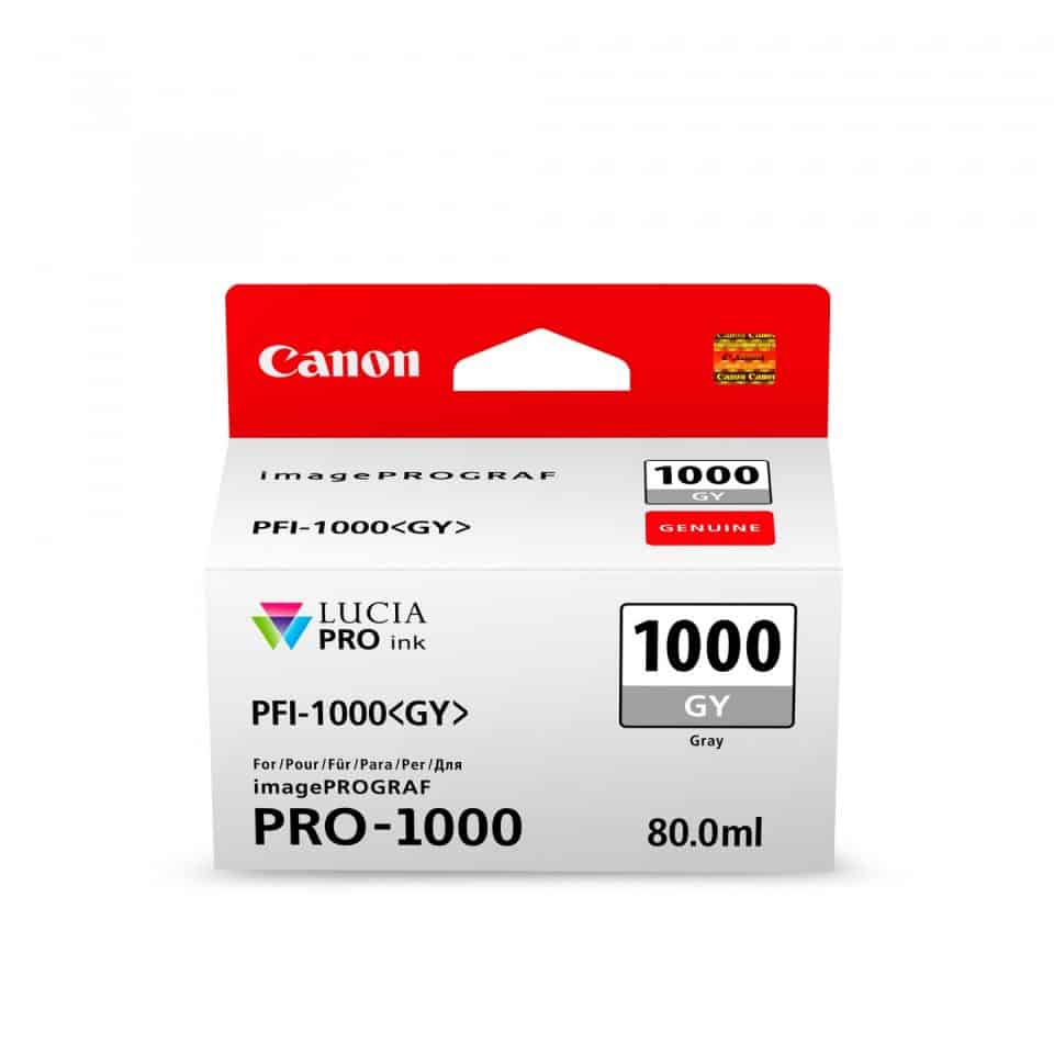Canon PFI1000 Grey Ink Cartridge