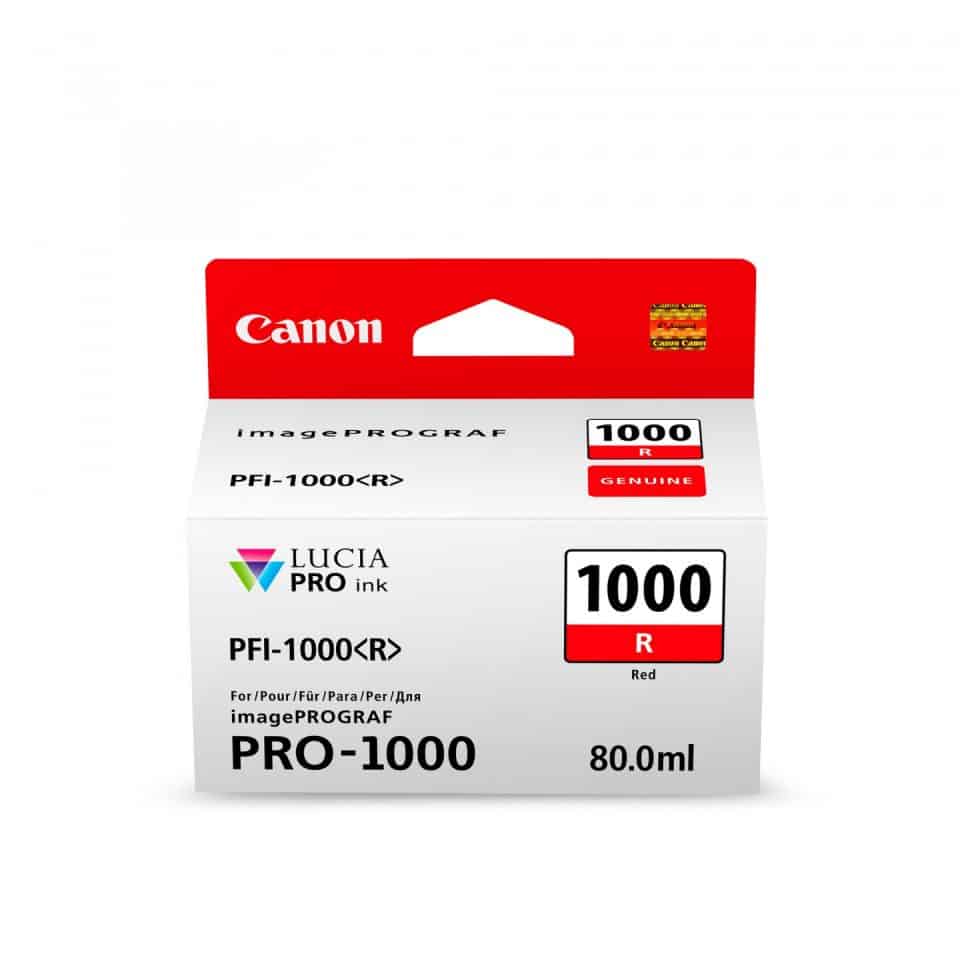 Canon PFI1000 Red Ink Cartridge