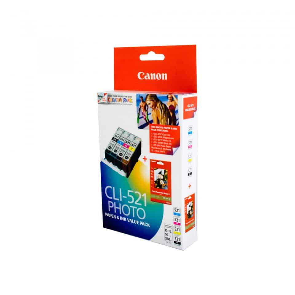 Canon CLI521 Ink Value Pack