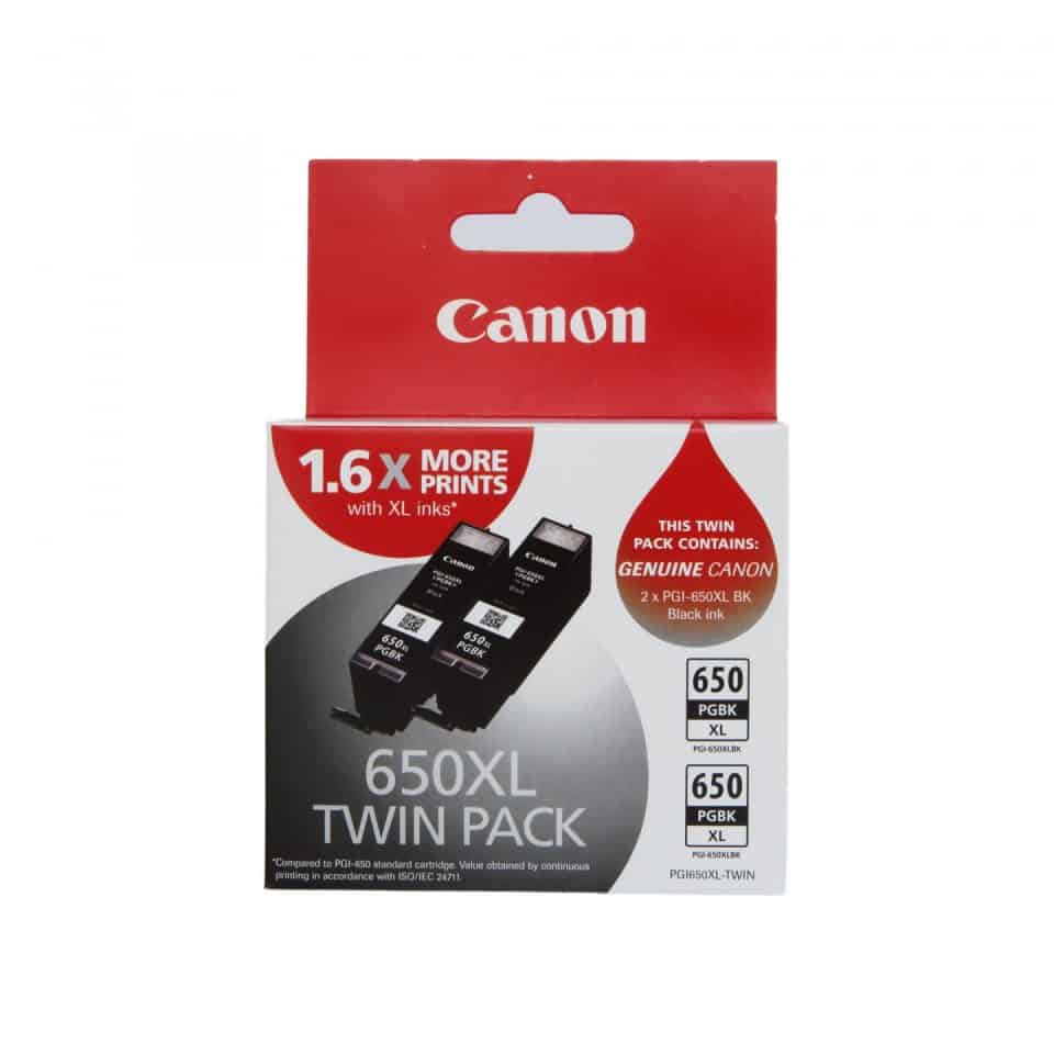 Canon PGI650XL Black Ink Twin Pk