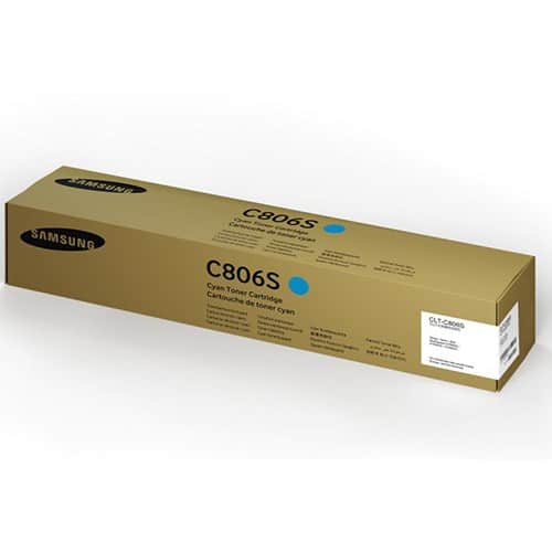 SAMSUNG 806 Cyan Toner Cartridge - 30k page yield (CLT-C806/SEE)