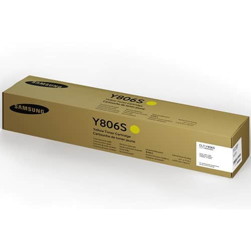 SAMSUNG 806 Yellow Toner Cartridge - 30k page yield (CLT-Y806/SEE)