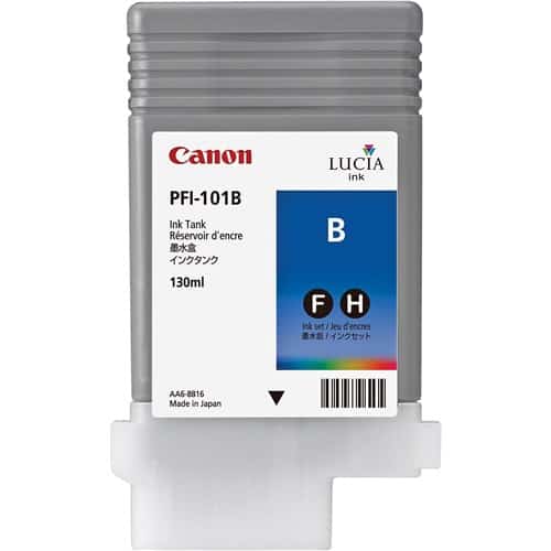 Canon PFI-101B 130-ml Blue Ink Cartridge