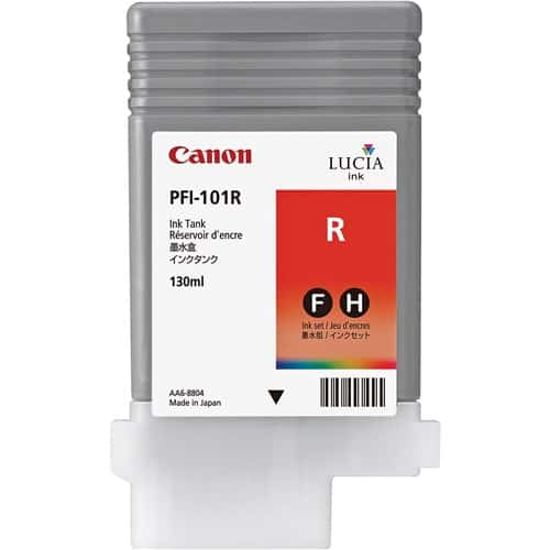 Canon PFI-101R 130-ml Red Ink Cartridge
