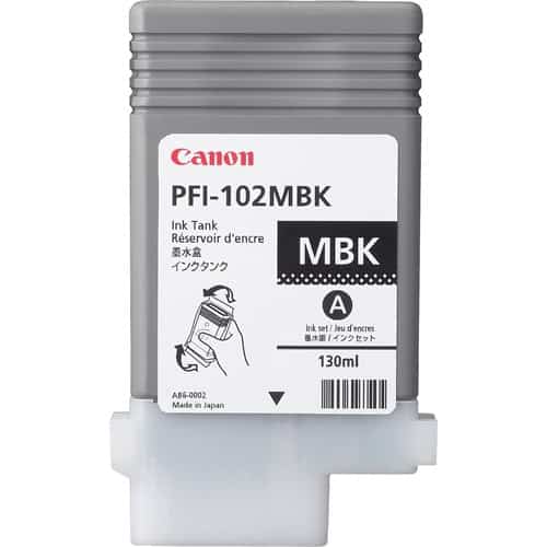 Canon PFI-102MBK 130-ml Matte Black Ink Cartridge