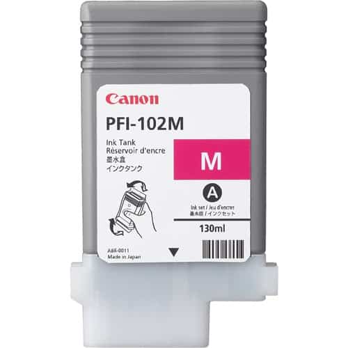 Canon PFI-102M 130-ml Magenta Ink Cartridge