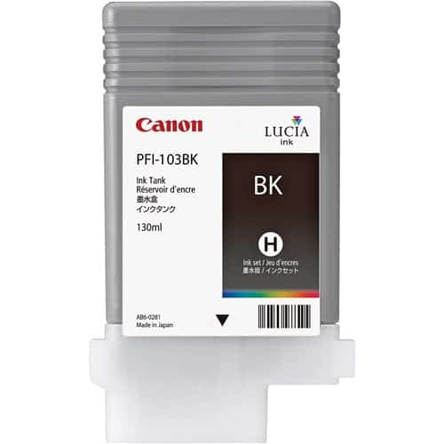 Canon PFI-103BK 130-ml Black Ink Cartridge