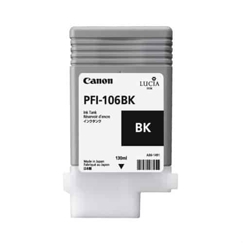 Canon LUCIA EX PFI-106BK 130-ML Black Ink Cartridge