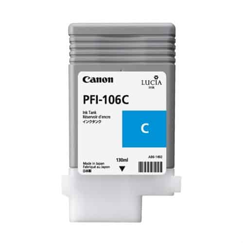 Canon LUCIA EX PFI-106C 130-ML Cyan Ink Cartridge