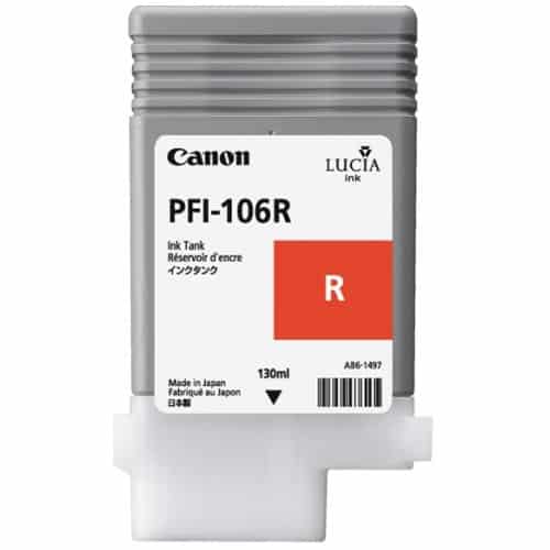 Canon LUCIA EX PFI-106R 130-ML Red Ink Cartridge