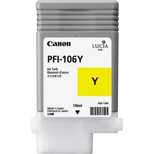 Canon LUCIA EX PFI-106Y 130-ML Yellow Ink Cartridge
