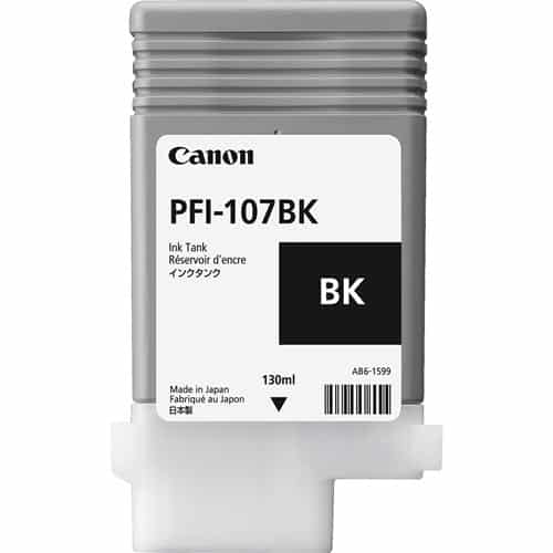 Canon PFI-107BK 130-ml Black Ink Cartridge