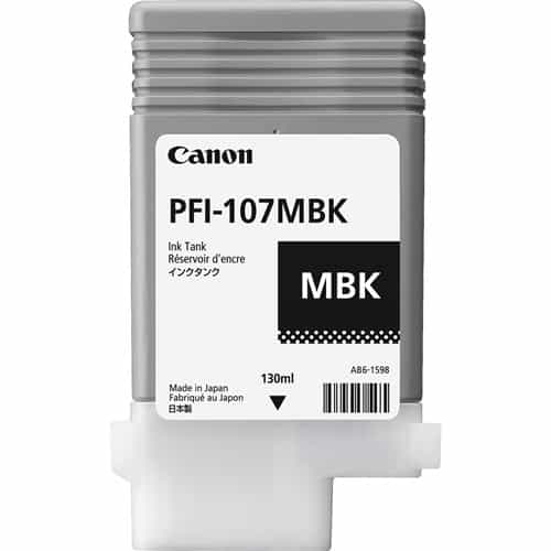 Canon PFI-107MBK 130-ml Matte Black Ink Cartridge
