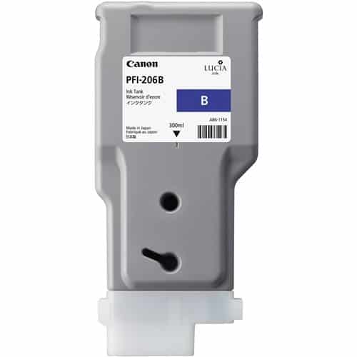 Canon LUCIA EX PFI-206B 300-ML Blue Ink Cartridge