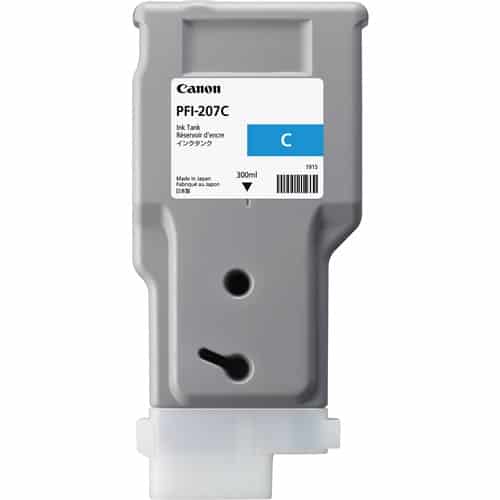 Canon PFI-207C 300-ml Cyan Ink Cartridge