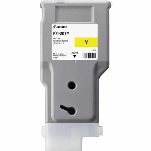 Canon PFI-207Y 300-ml Yellow Ink Cartridge