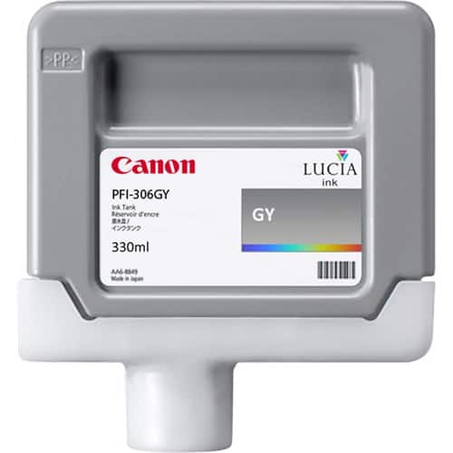 Canon LUCIA EX PFI-306GY 330-ML Grey Ink Cartridge