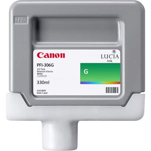 Canon LUCIA EX PFI-306G 330-ML Green Ink Cartridge
