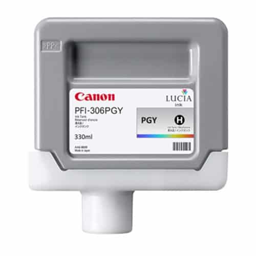Canon LUCIA EX PFI-306PGY 330-ML Photo Grey Ink Cartridge