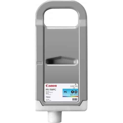 Canon LUCIA EX PFI-706PC 700-ML Photo Cyan Ink Cartridge