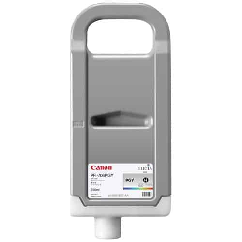 Canon LUCIA EX PFI-706PGY 700-ML Photo Grey Ink Cartridge