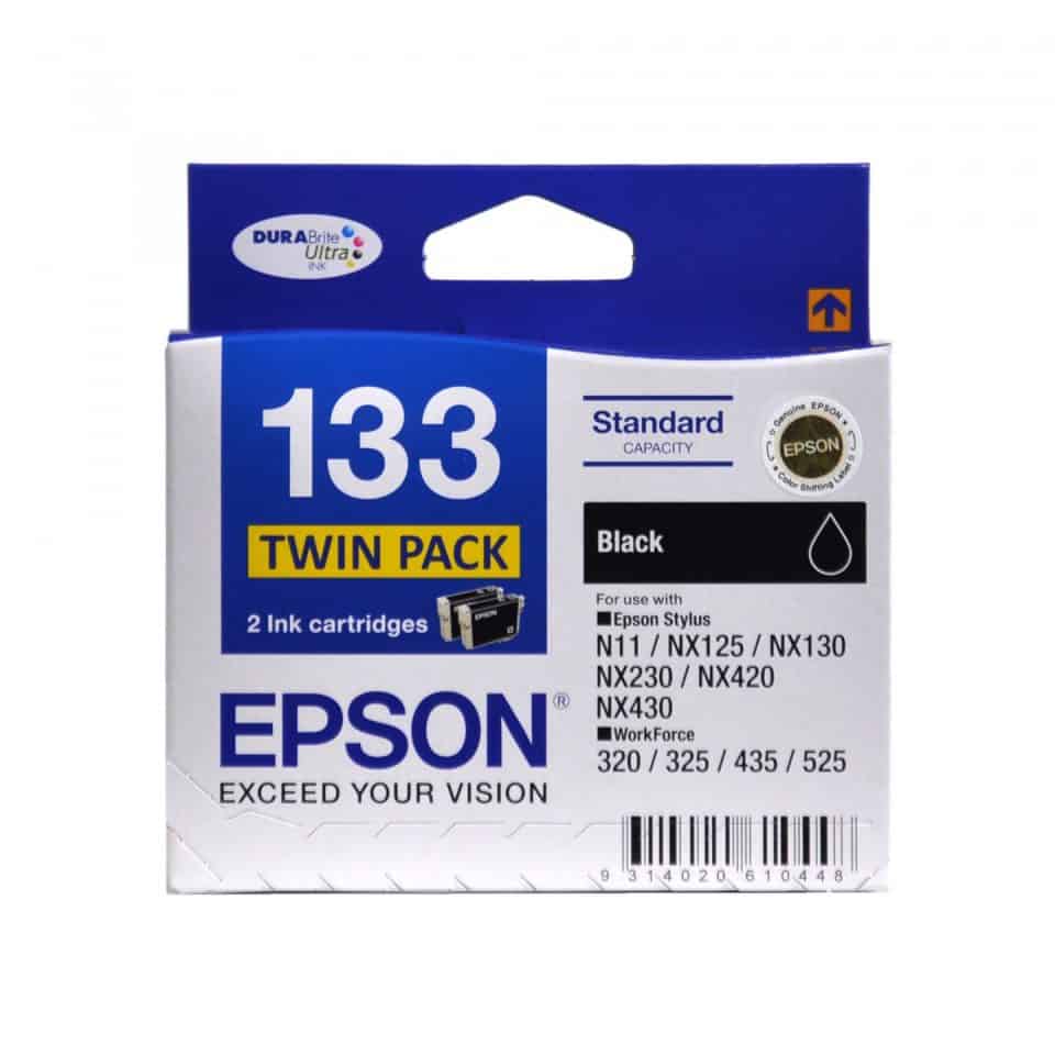 Epson 133 Black Twin Pack