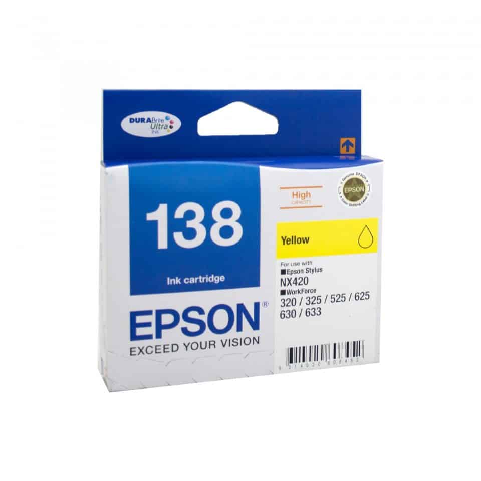 Epson 138 Yellow Ink Cartridge