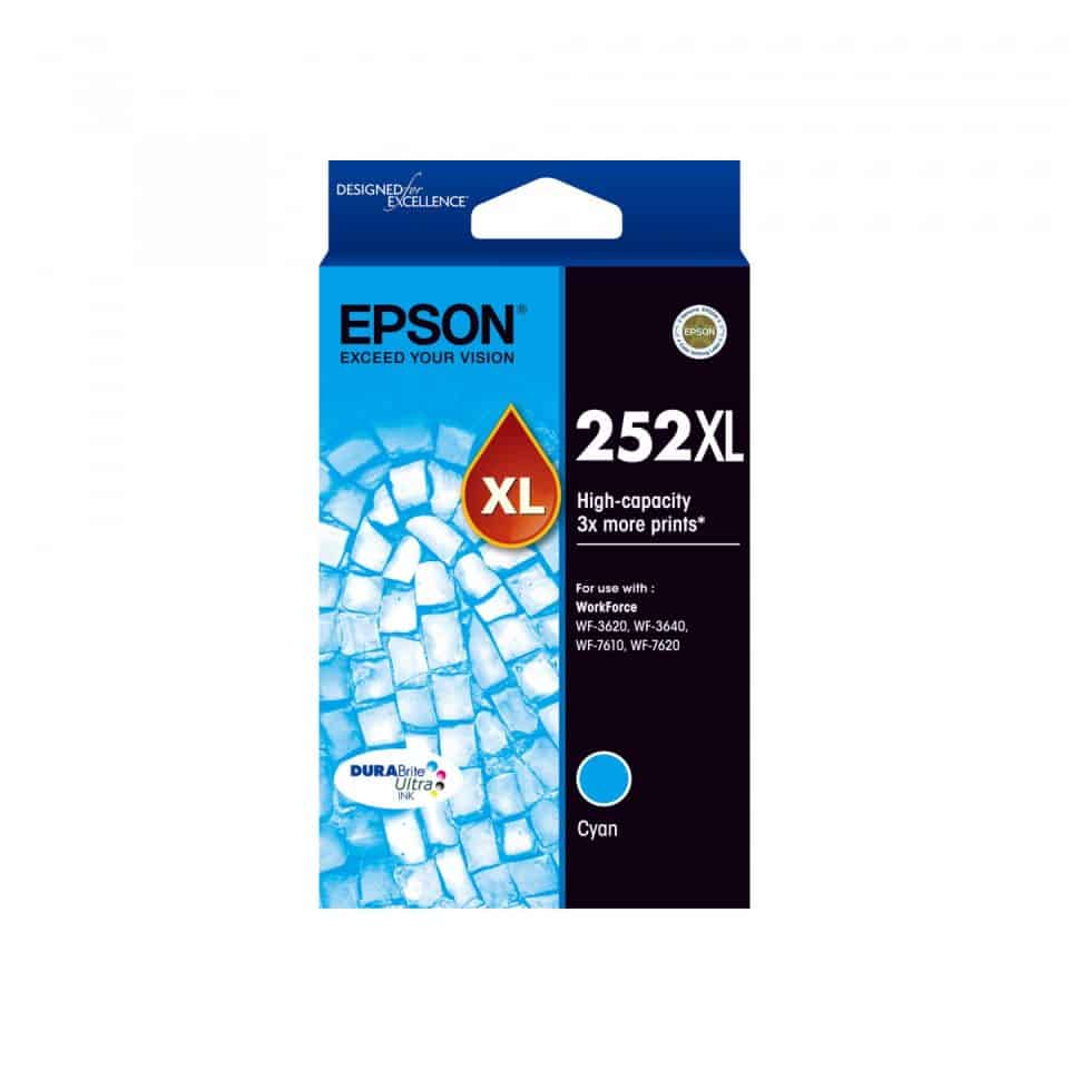 Epson 252 High Yield Cyan Ink Cartridge