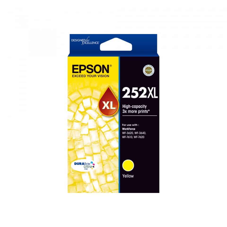 Epson 252 High Yield Yellow Ink Cartridge
