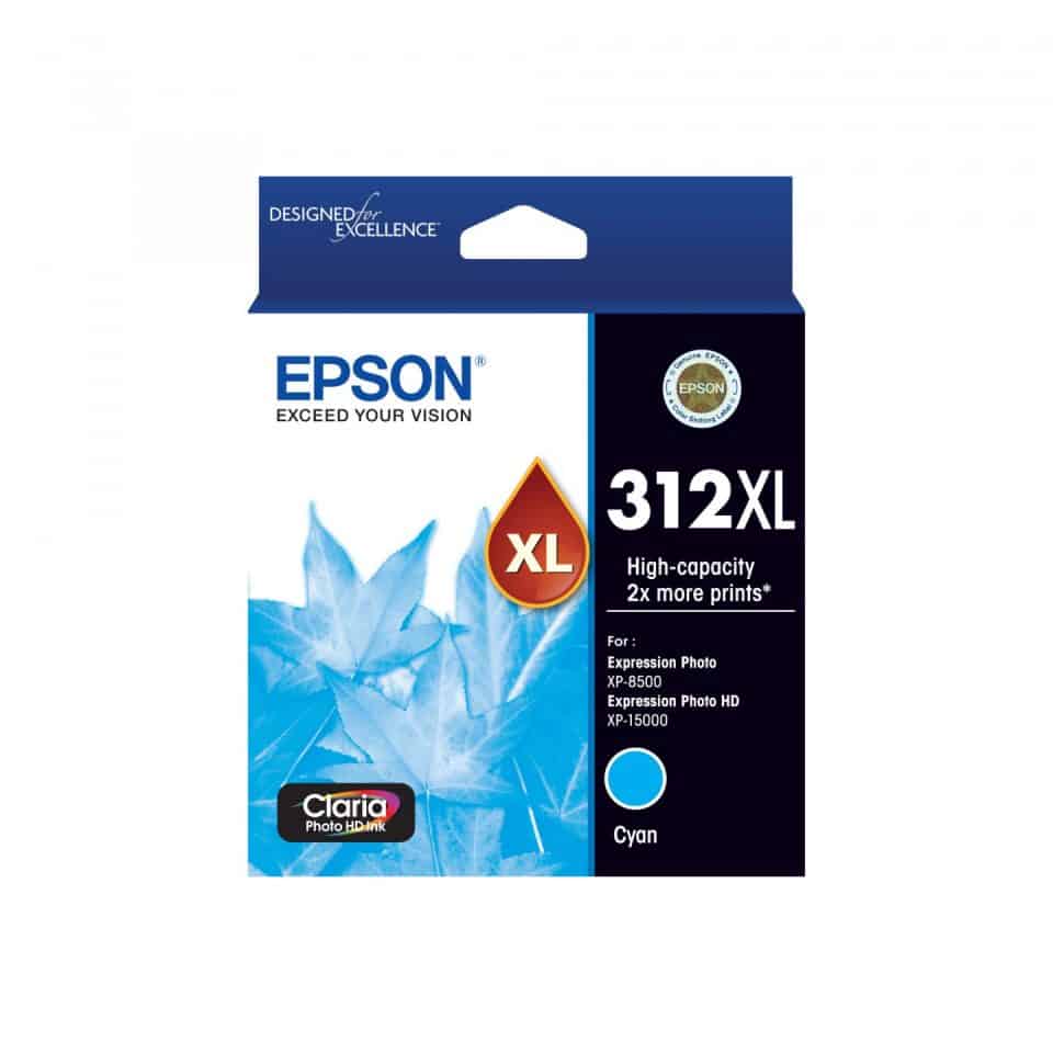 Epson 312 High Yield Cyan Ink Cartridge