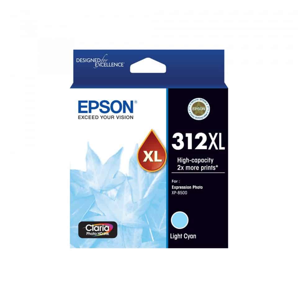 Epson 312 High Yield Lt Cyan Ink Cartridge
