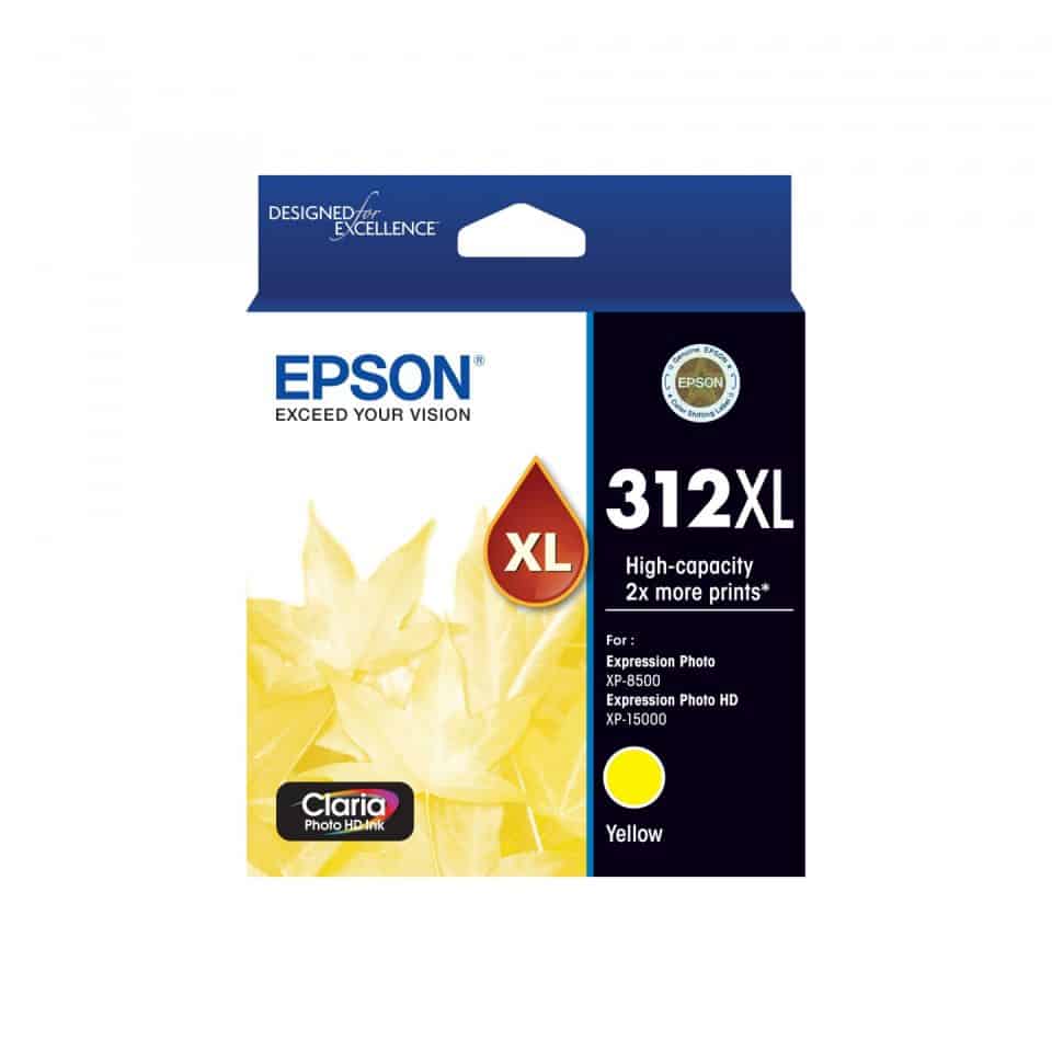Epson 312 High Yield Yellow Ink Cartridge