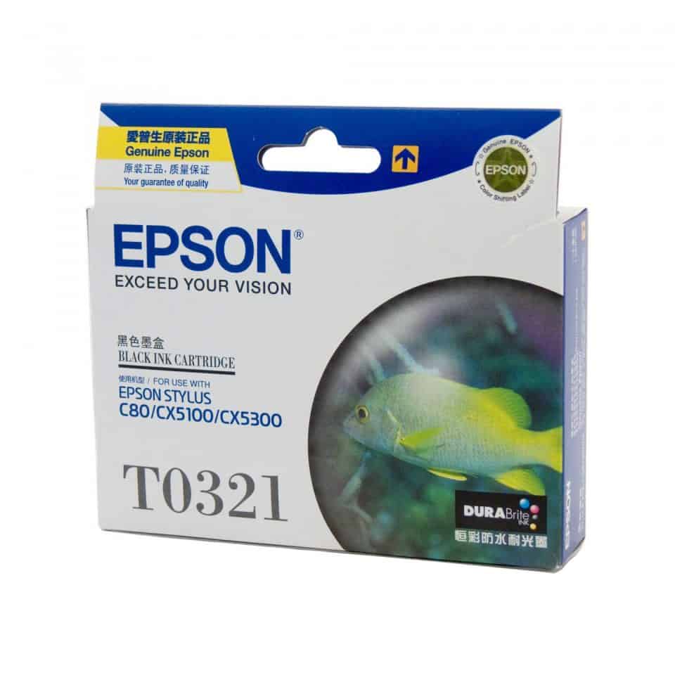 Epson T0321 Black Ink Cartridge