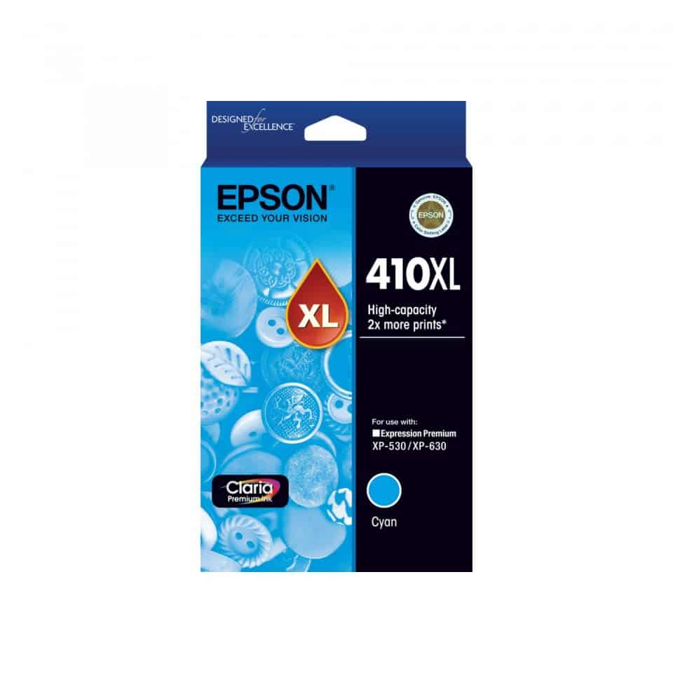 Epson 410 High Yield Cyan Ink Cartridge