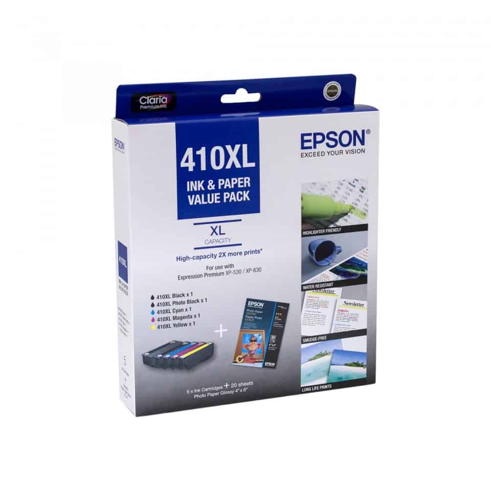 Epson 410 5 High Yield Ink Value Pack
