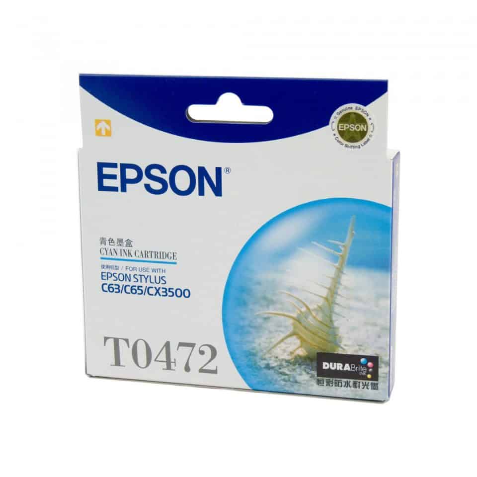 Epson T0472 Cyan Ink Cartridge
