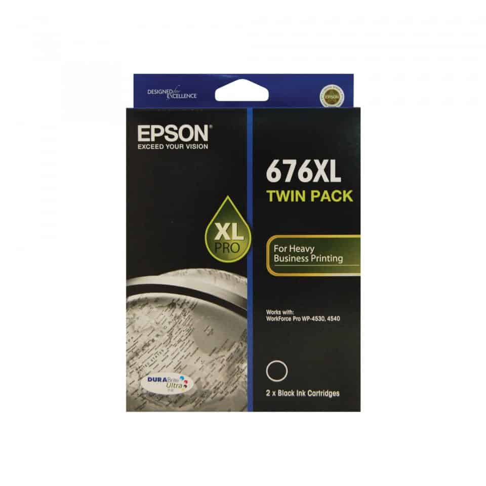 Epson 676XL Black Twin Pack