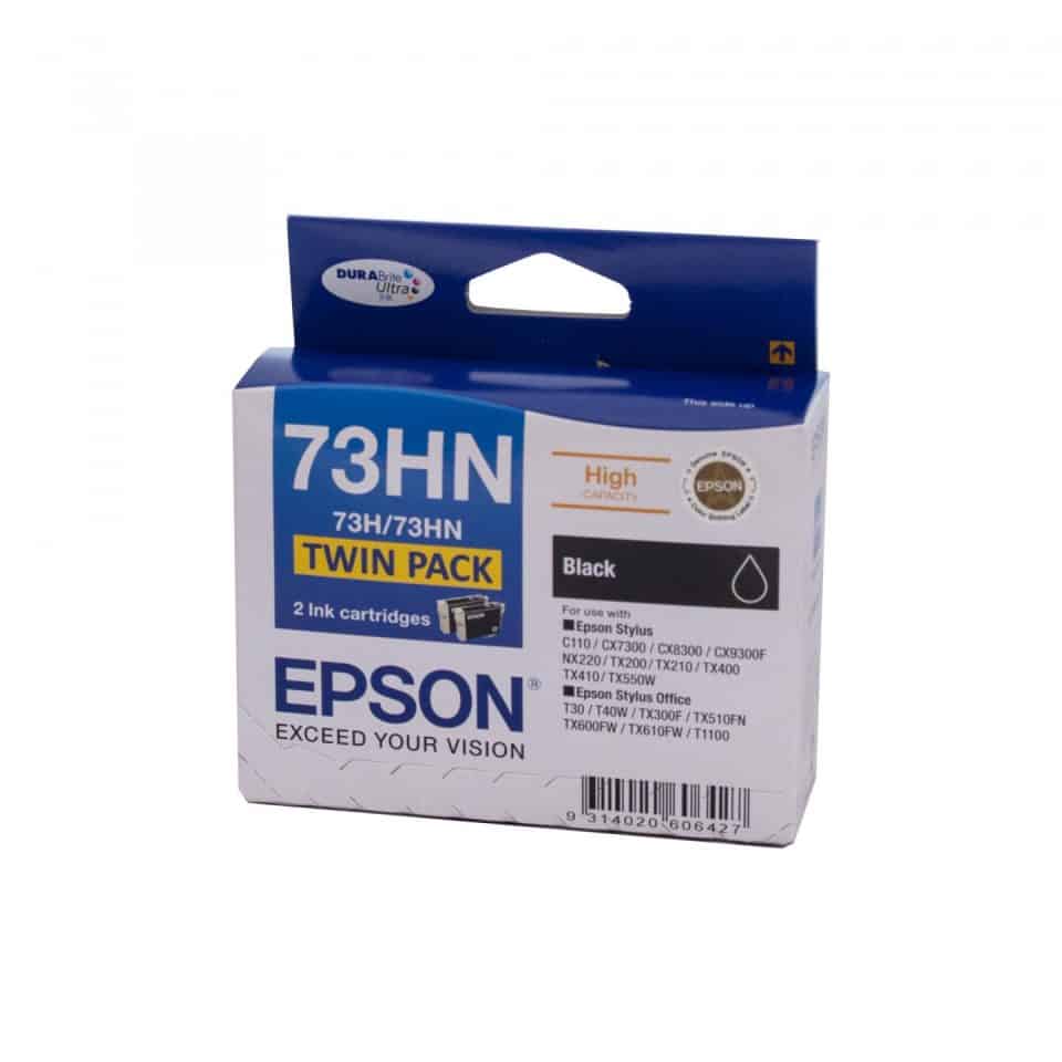 Epson 73HN High Yield Black Twin Pack