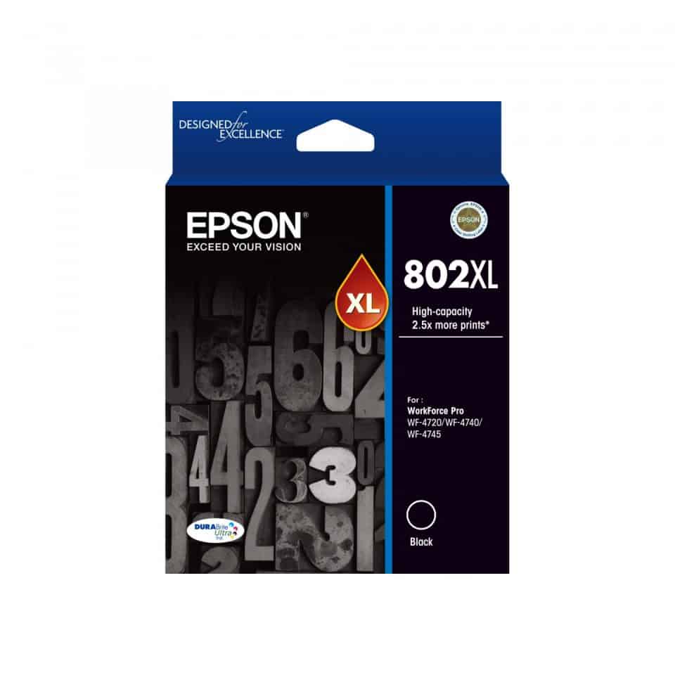 Epson 802 Black Ink Cartridge