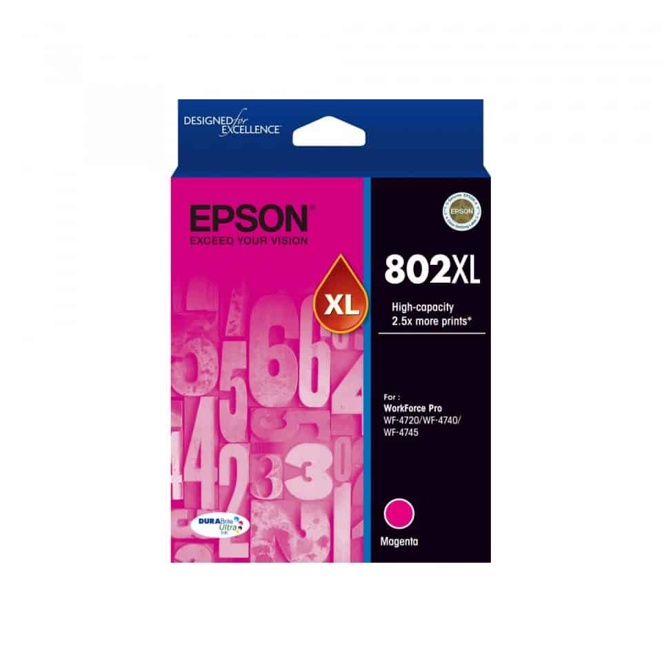 Epson 802 Magenta XL Ink Cartridge