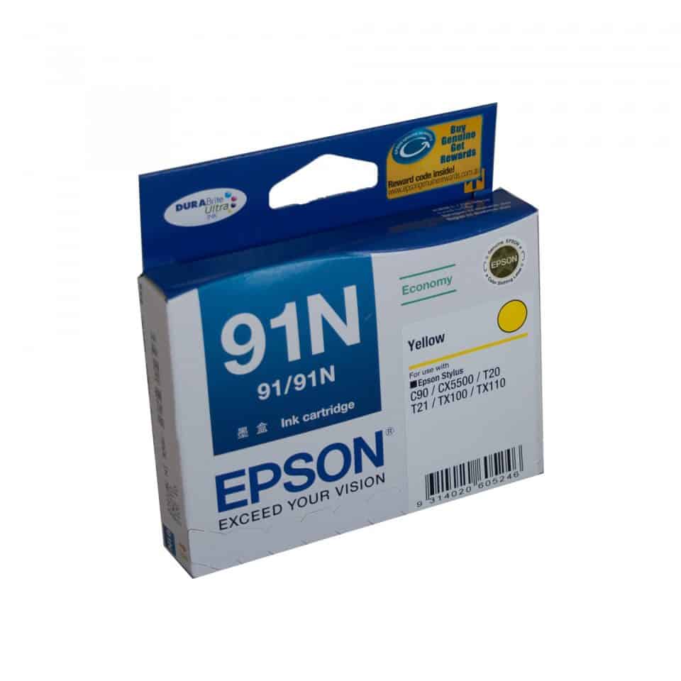 Epson 91N Yellow Ink Cartridge