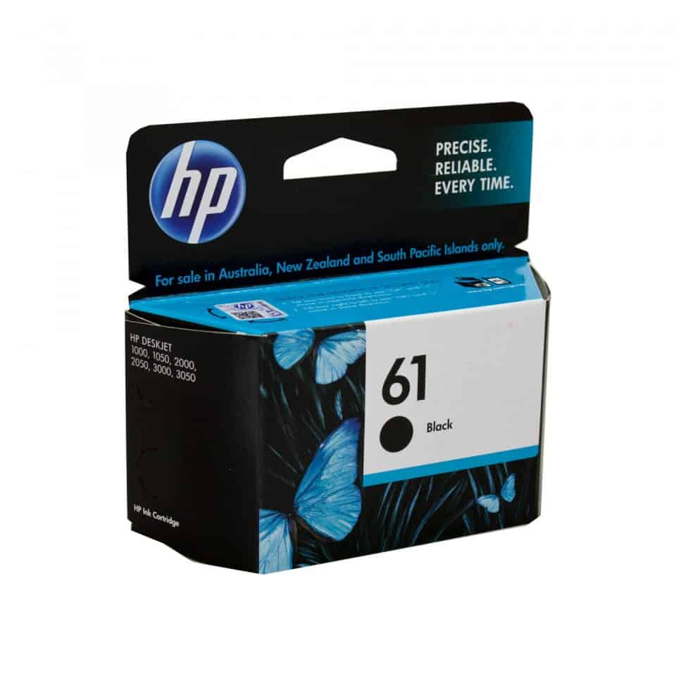 HP #61 Black Ink CH561WA