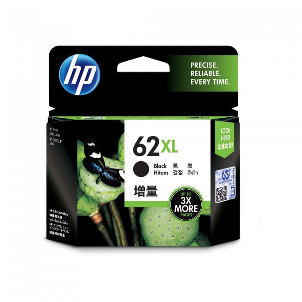 HP #62XL Black Ink C2P05AA