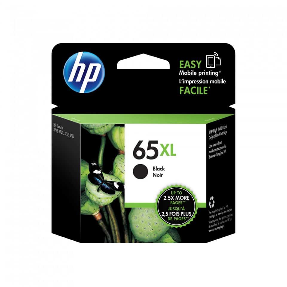 HP #65XL Black Ink N9K04AA