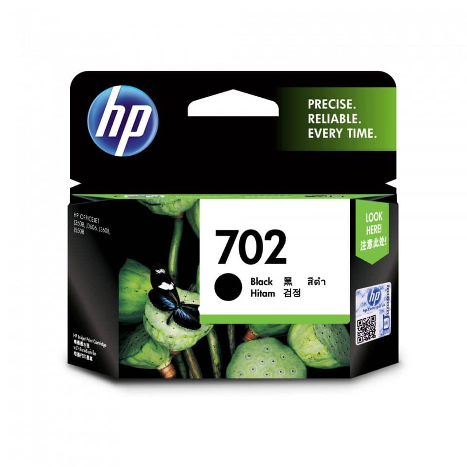 HP#702 Black Ink Cartridge  CC660AA
