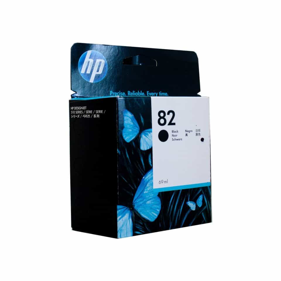 HP #82 Black Ink Cartridge CH565A