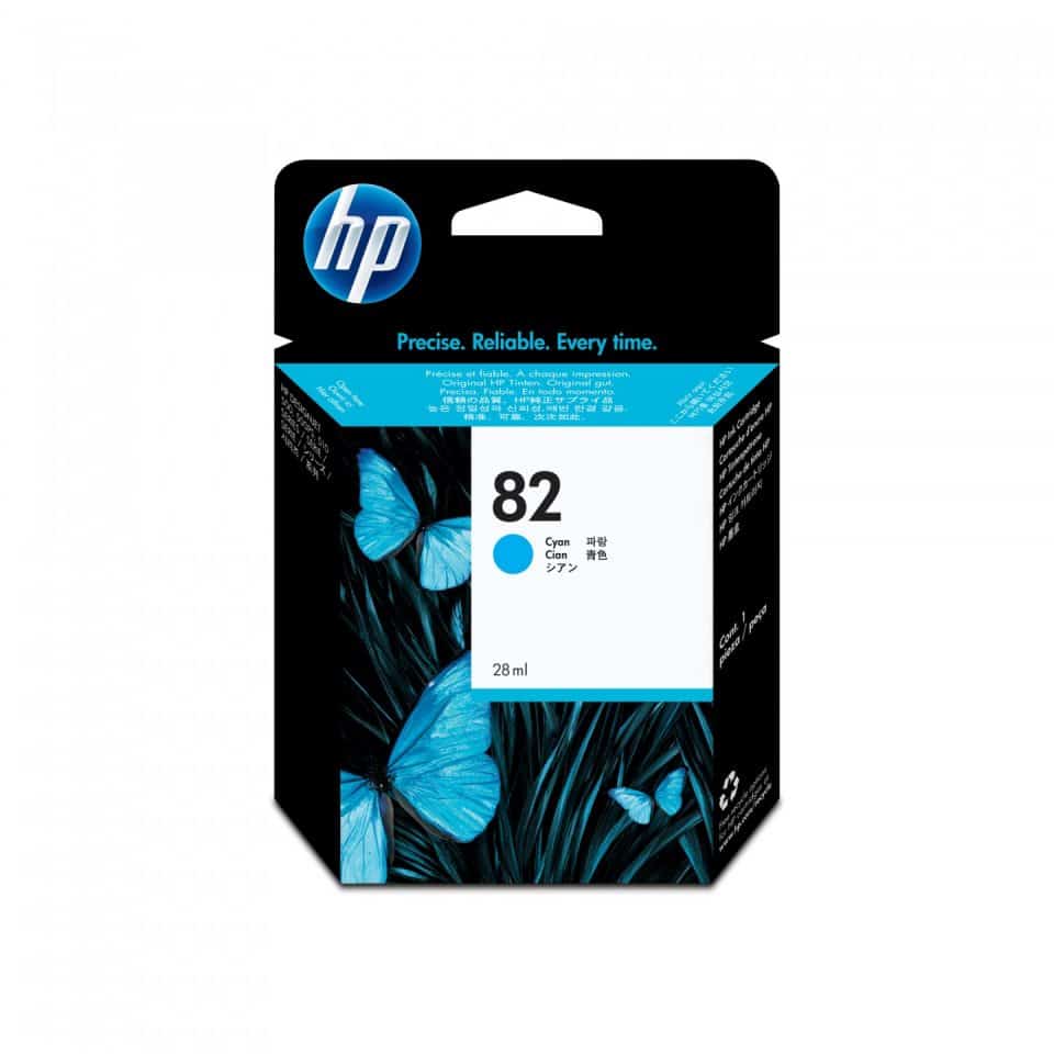 HP #82 Cyan Ink Cartridge C4911A